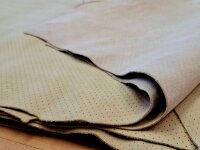 Futterkalbleder, geprägt, 1,0 – 1,2 mm, beige